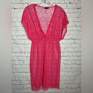 INGEAR Neon Mesh Swim Cover Up Dress